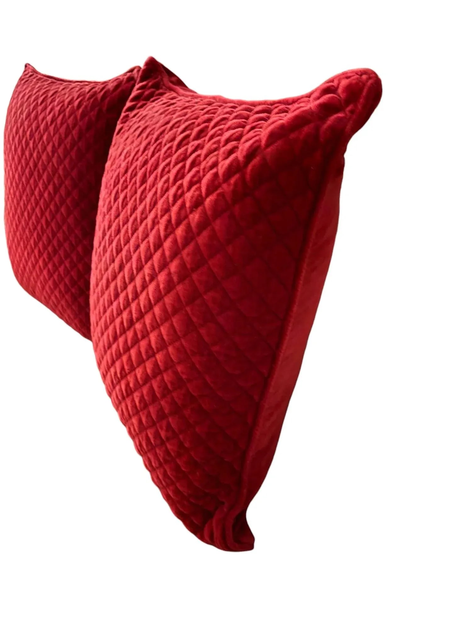 Ralph Lauren Pair of Red Throw Pillows - 2