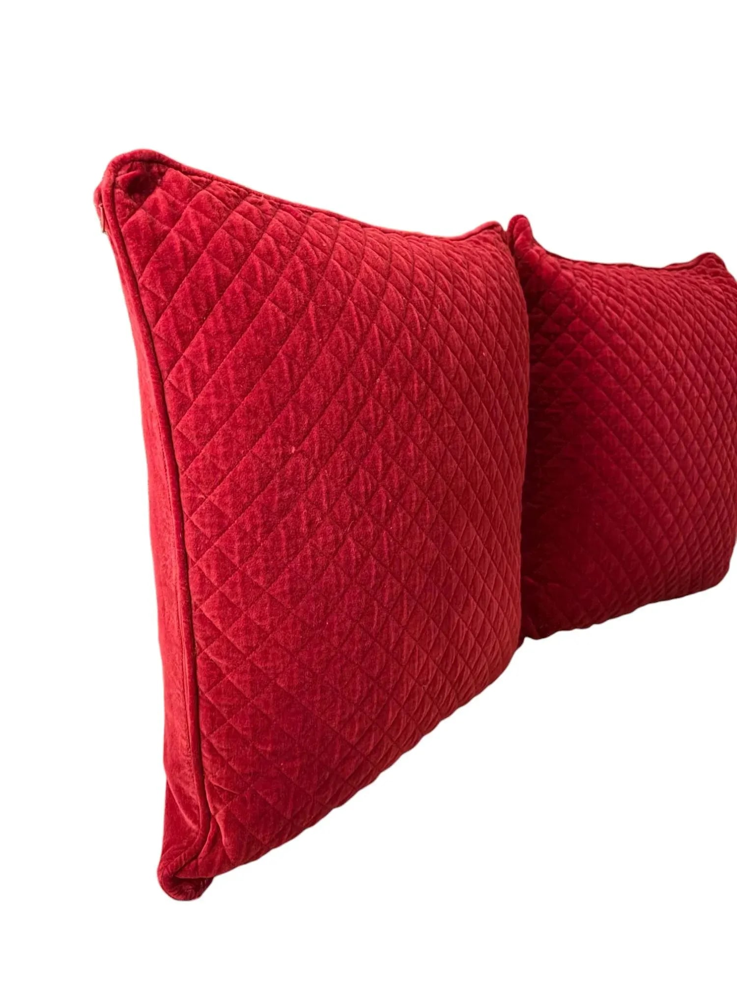 Ralph Lauren Pair of Red Throw Pillows - 3