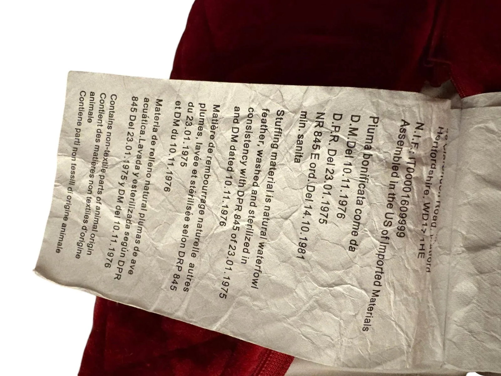 Ralph Lauren Pair of Red Throw Pillows - 4