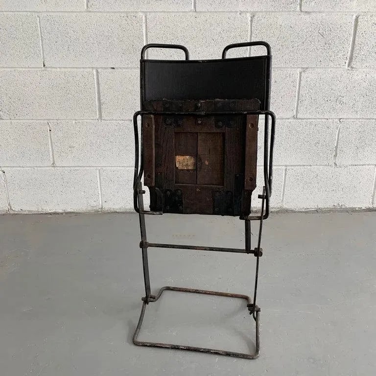 1920s Antique Folding Children's Buggy Chair - 8