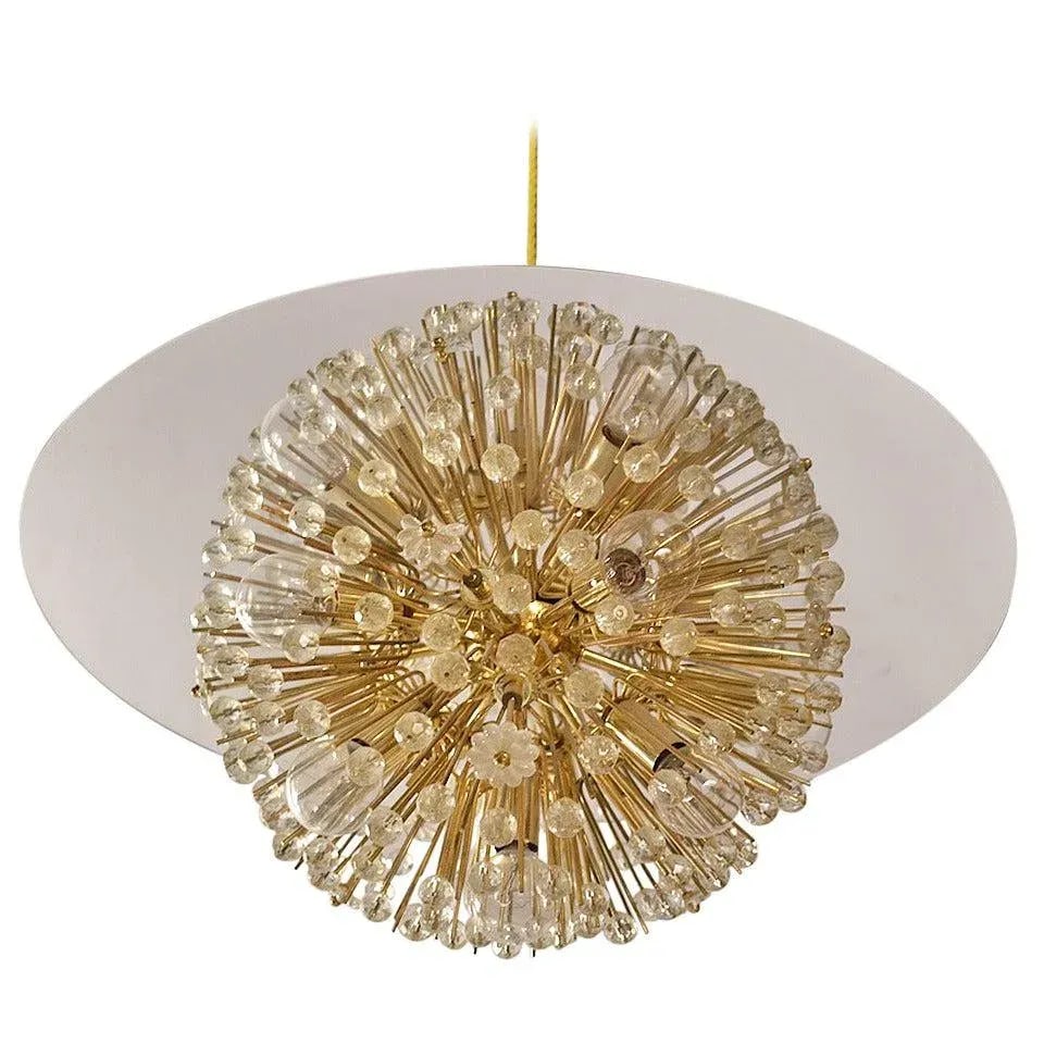 Half Ball Starburst Chandelier by Emil Stejnar - 8