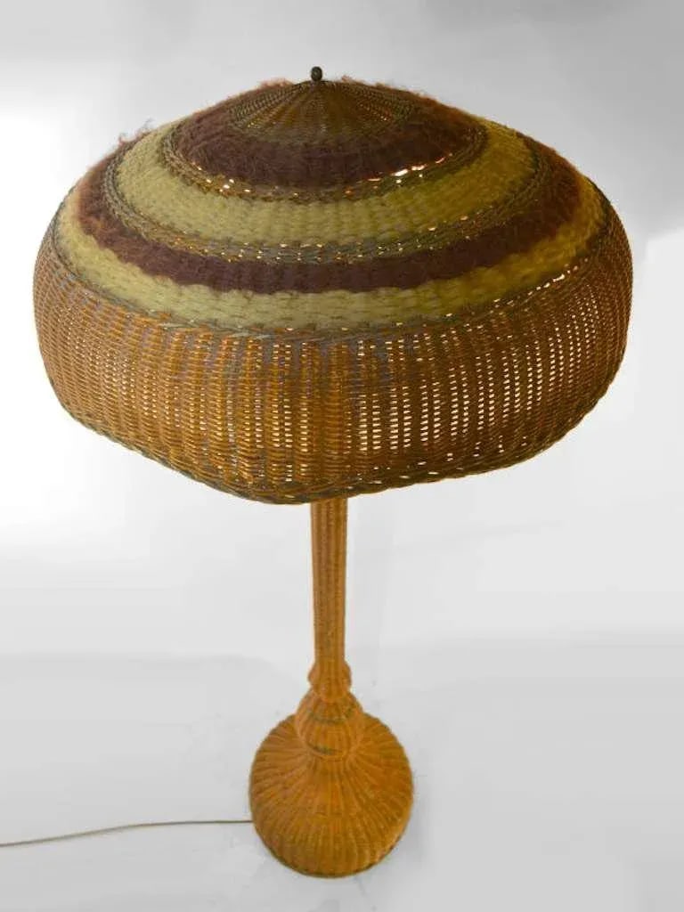 Wicker Floor Lamp - 2