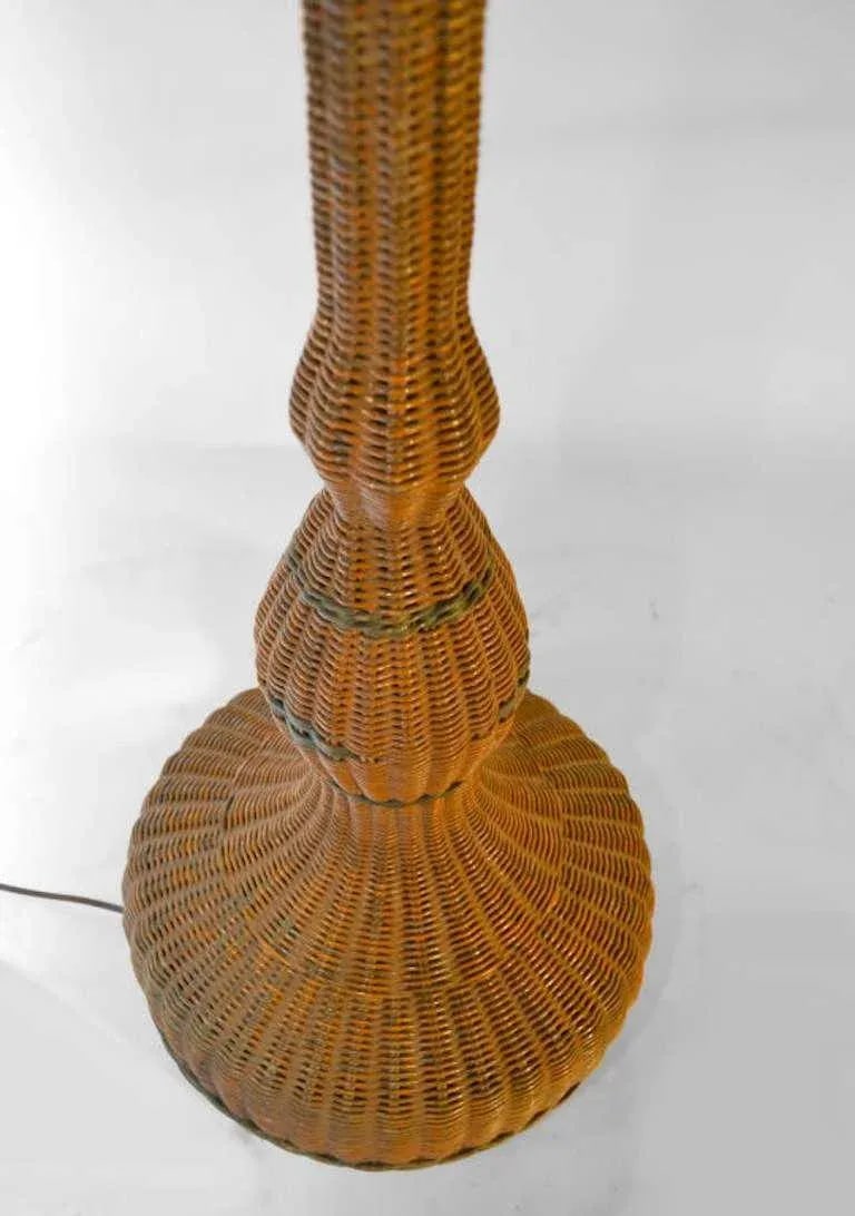 Wicker Floor Lamp - 4