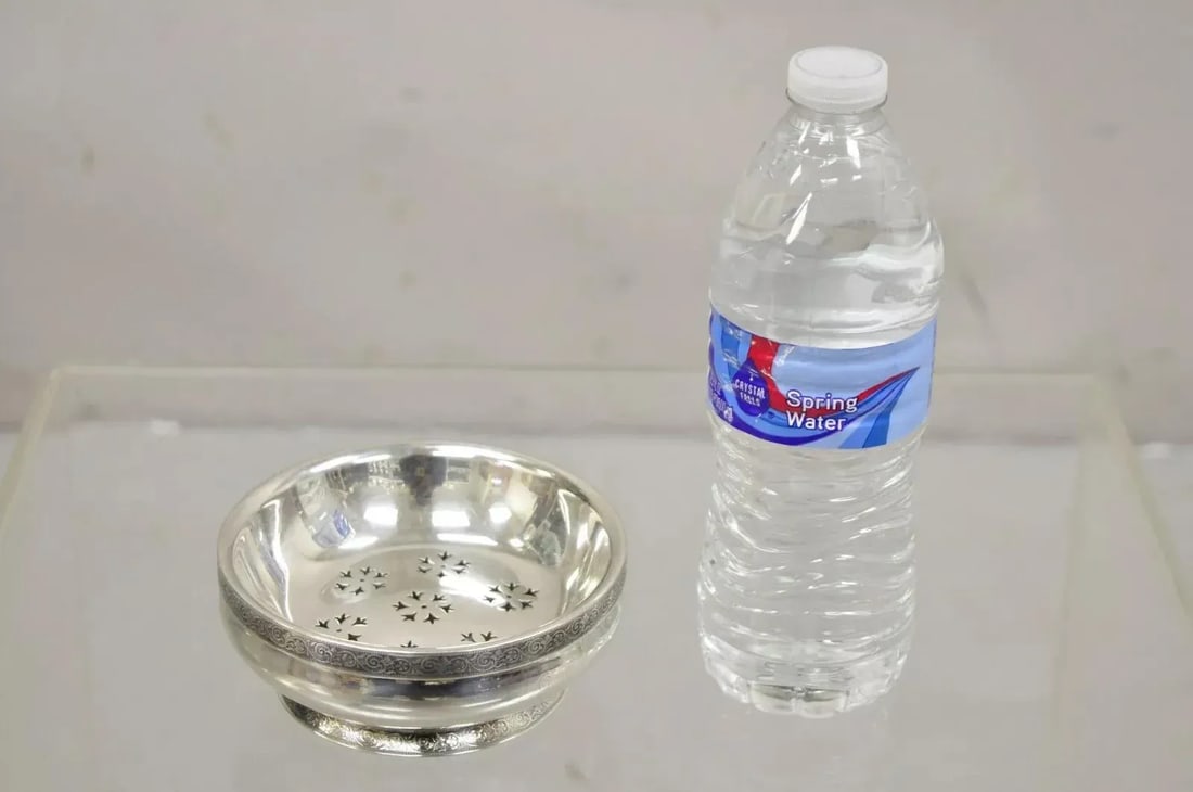 Antique Tiffany & Co Silver Soldered 90-30 Silver Plated Cheese Butter Dish - 10