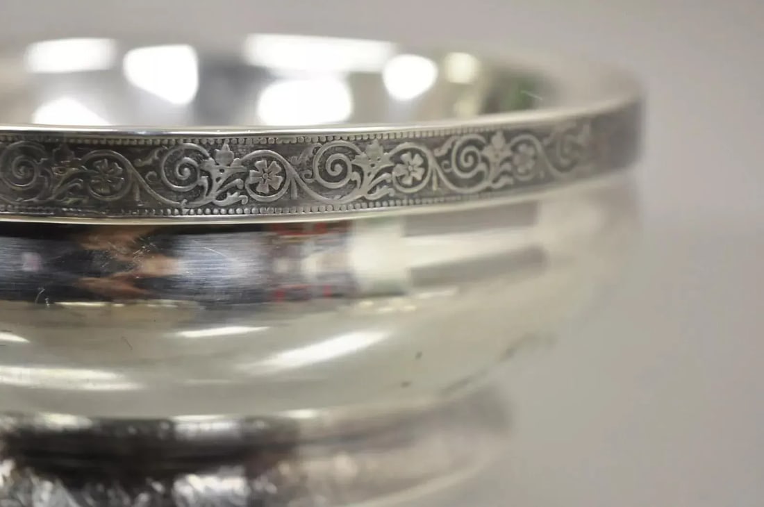 Antique Tiffany & Co Silver Soldered 90-30 Silver Plated Cheese Butter Dish - 3