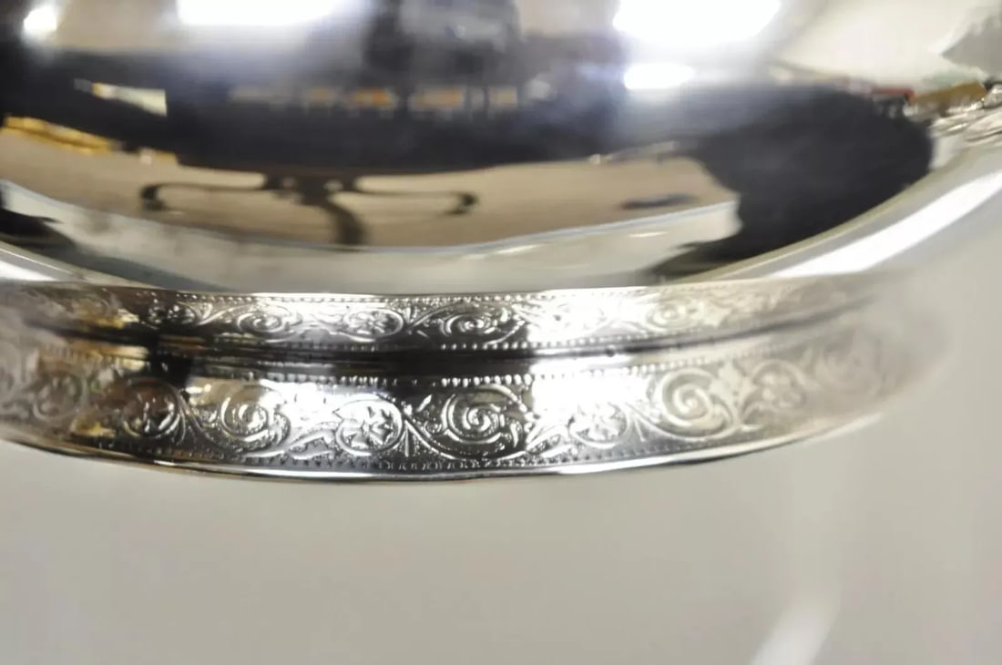 Antique Tiffany & Co Silver Soldered 90-30 Silver Plated Cheese Butter Dish - 6