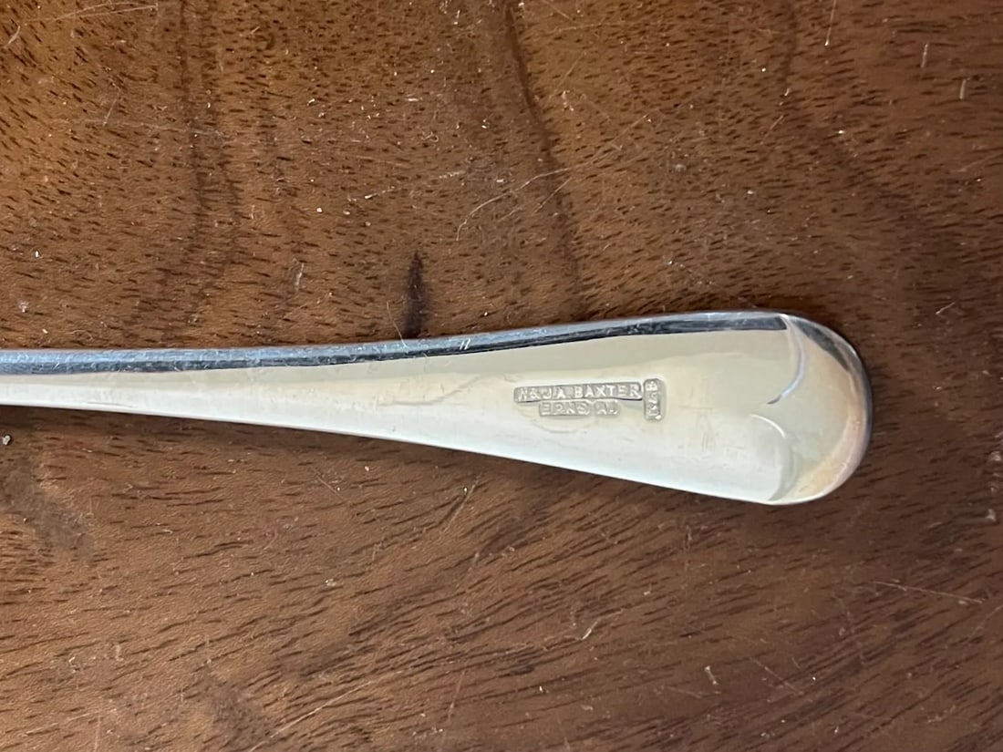 Antique English Epns Silver Plate Cream Soup or Table Spoons - a Set of 10 - 12