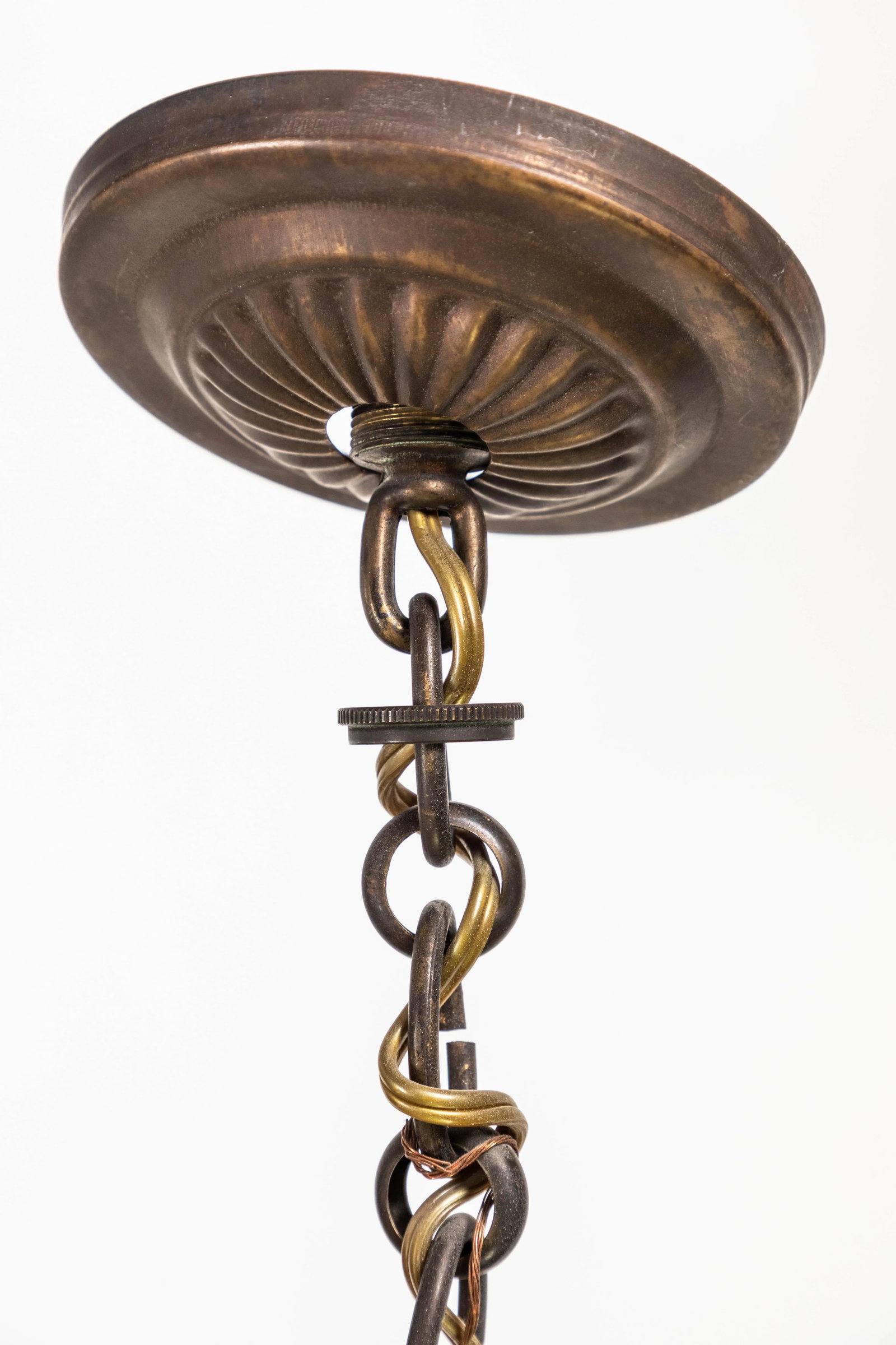 French Rococo Style Bronze 8-Light Chandelier with Handcut Crystals - 9