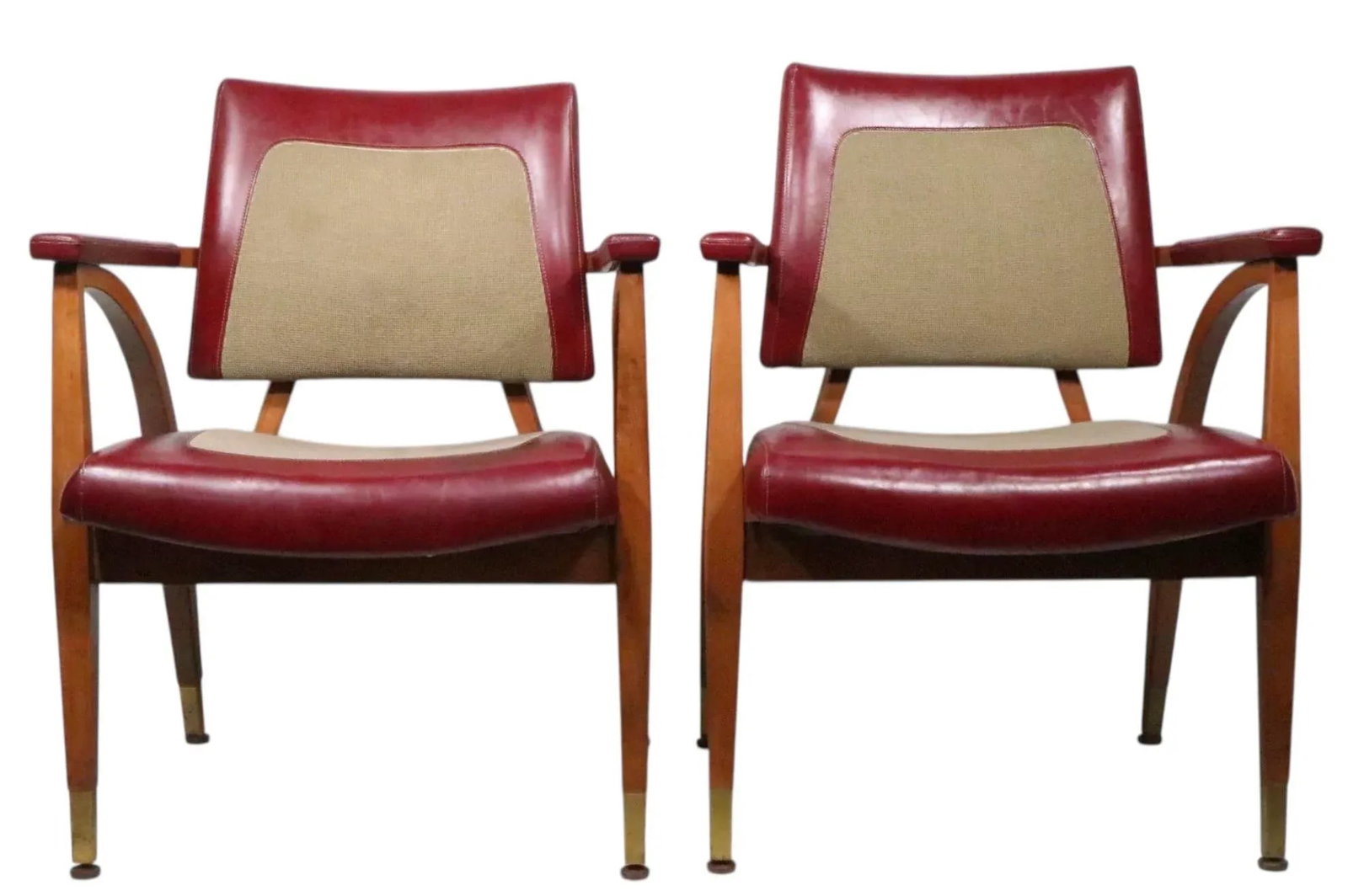 Mid Century Lounge Chairs by the Boling Chair Co. Circa 1964 - Set of 2 - 2