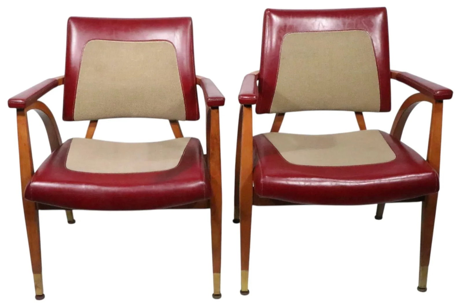 Mid Century Lounge Chairs by the Boling Chair Co. Circa 1964 - Set of 2 - 3
