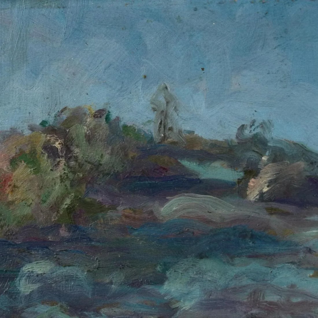Alice McKee Cumming (American 1890 - 1965) Western Colorado Dusk Landscape Oil Painting Signed & Dat - 3