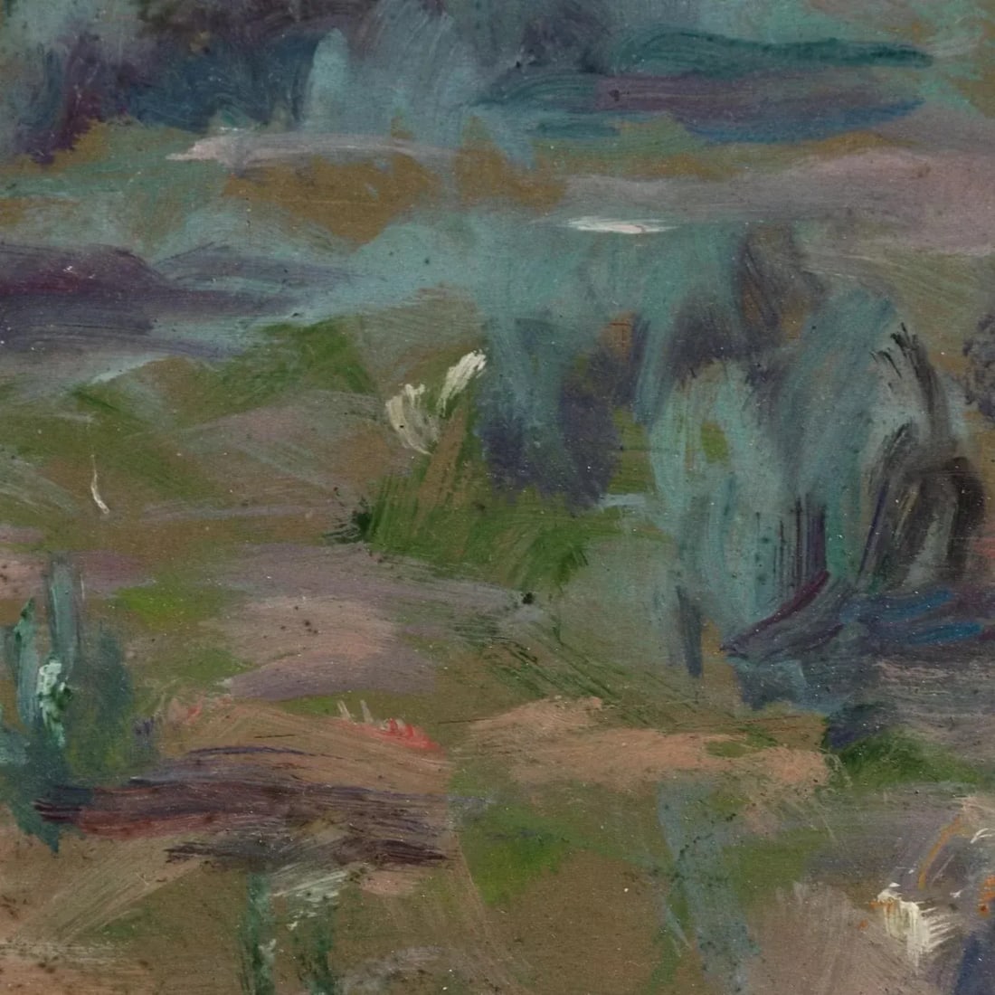 Alice McKee Cumming (American 1890 - 1965) Western Colorado Dusk Landscape Oil Painting Signed & Dat - 5
