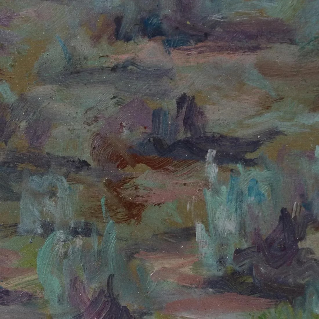Alice McKee Cumming (American 1890 - 1965) Western Colorado Dusk Landscape Oil Painting Signed & Dat - 6