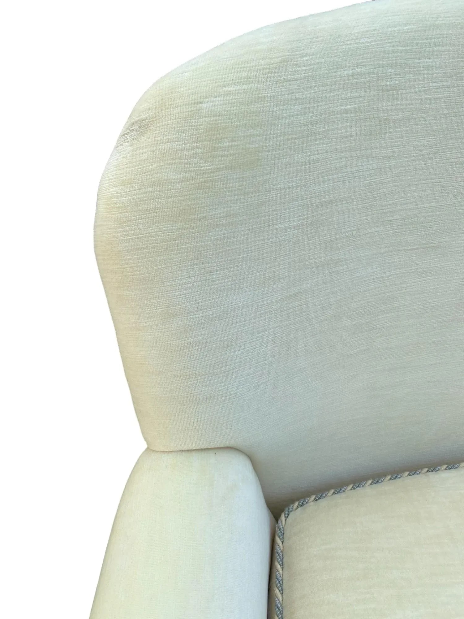 Century Furniture White Sofa With Piping - 10