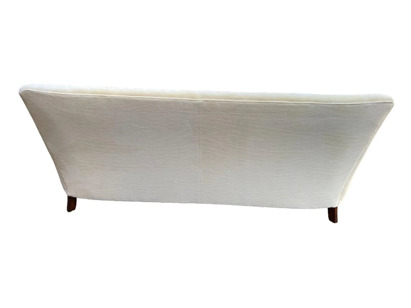 Century Furniture White Sofa With Piping - 4