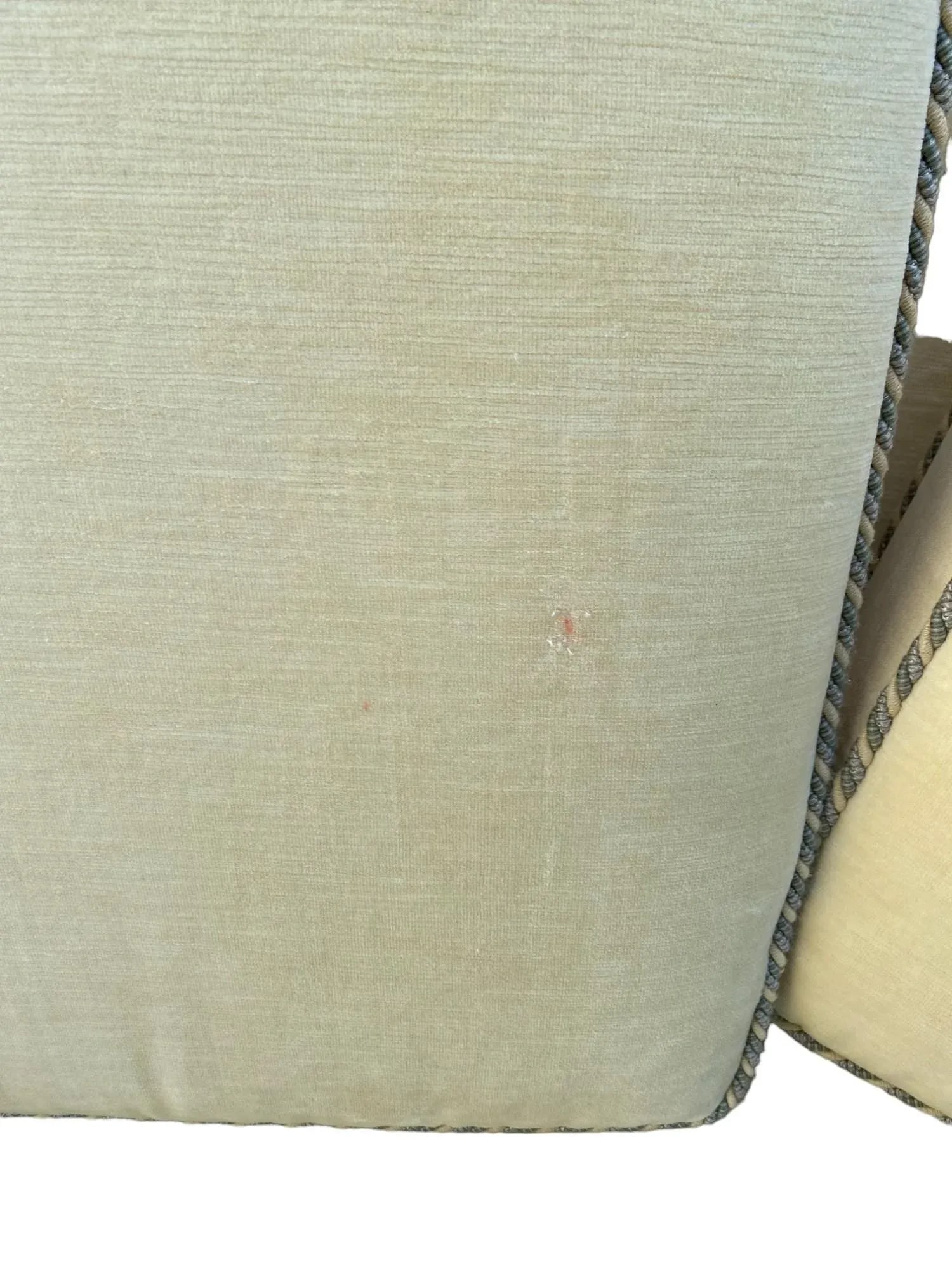 Century Furniture White Sofa With Piping - 6