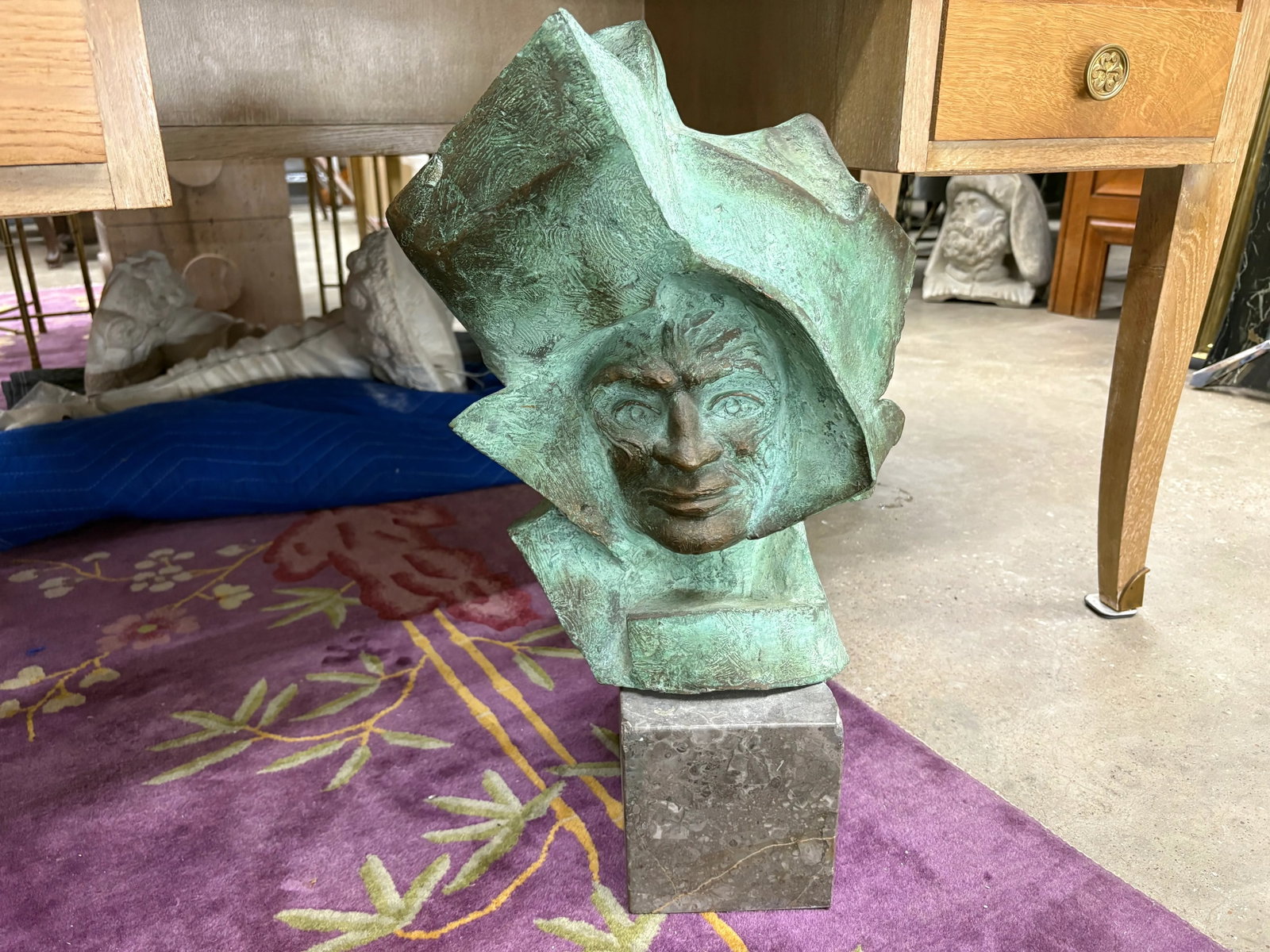Italian Modern Bronze Bust - 3