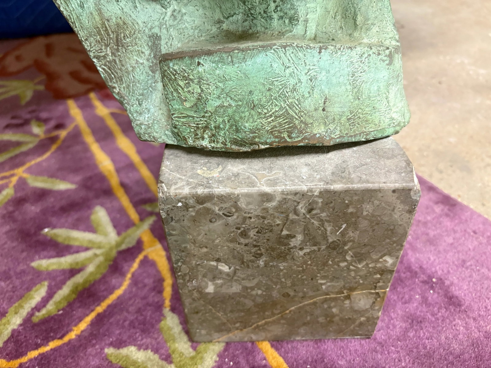 Italian Modern Bronze Bust - 4