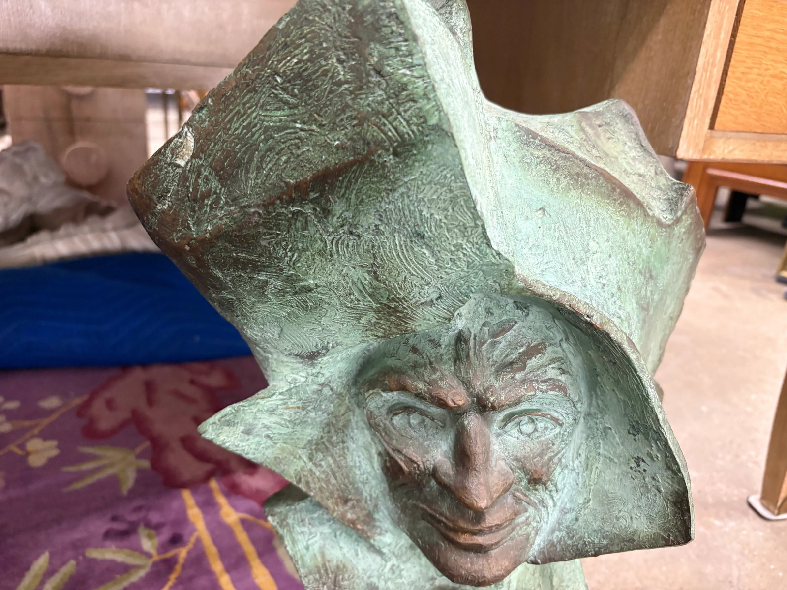 Italian Modern Bronze Bust - 5