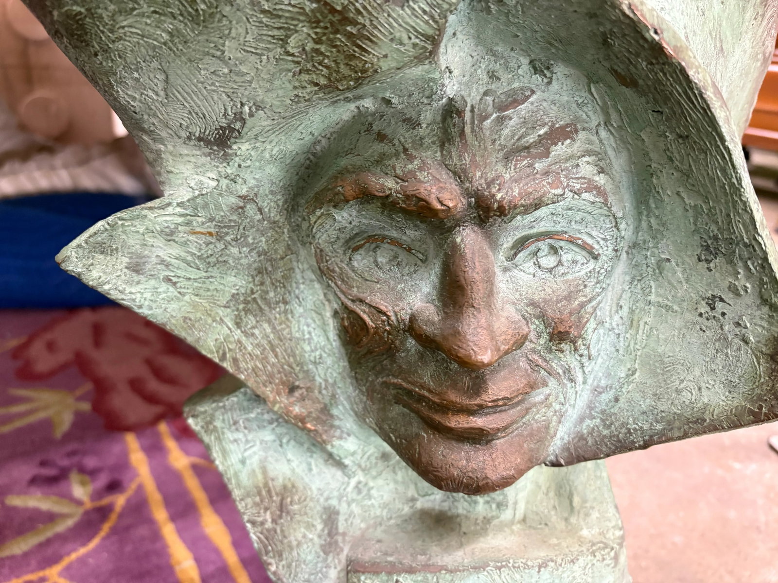 Italian Modern Bronze Bust - 6
