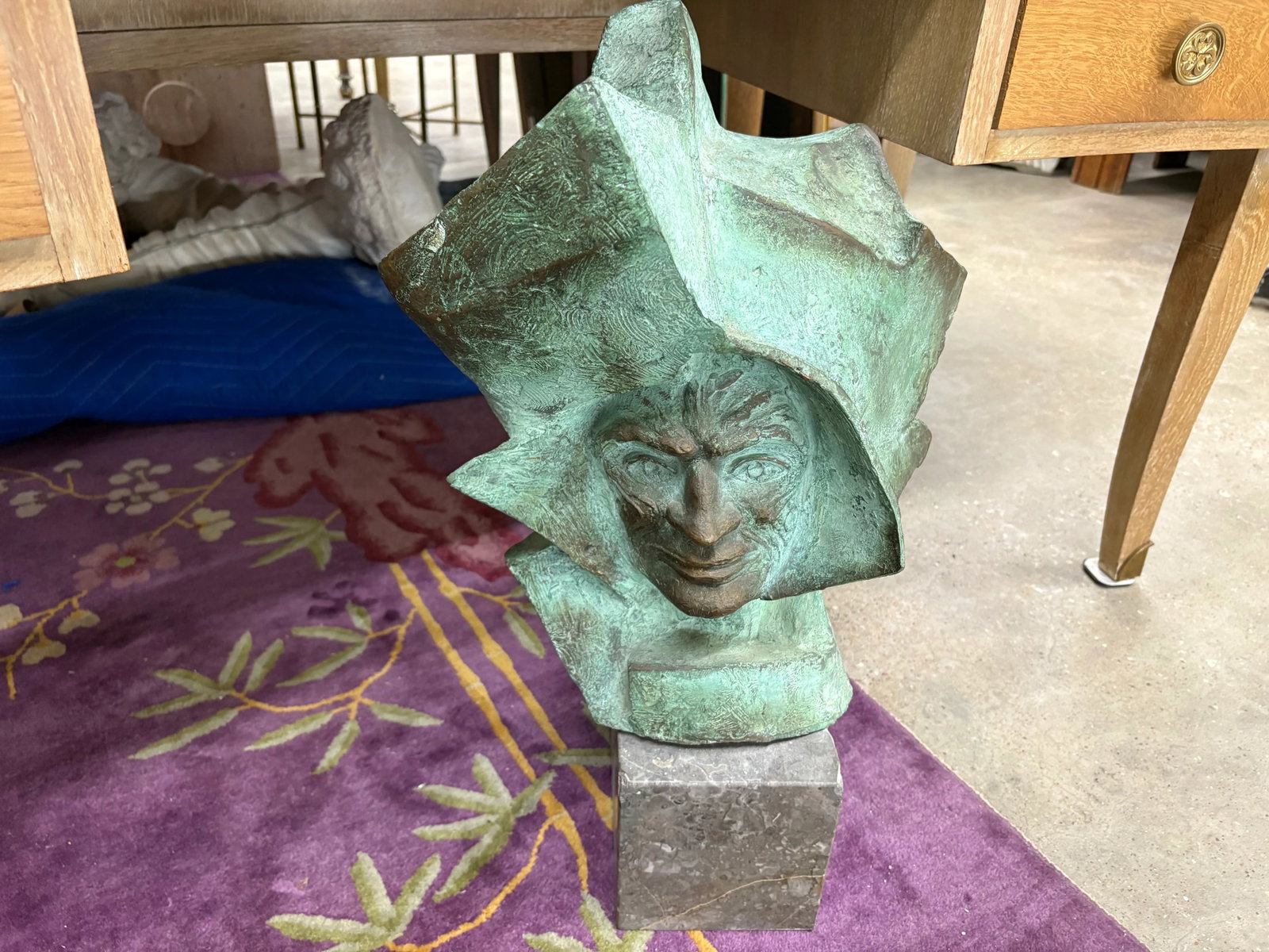 Italian Modern Bronze Bust - 7