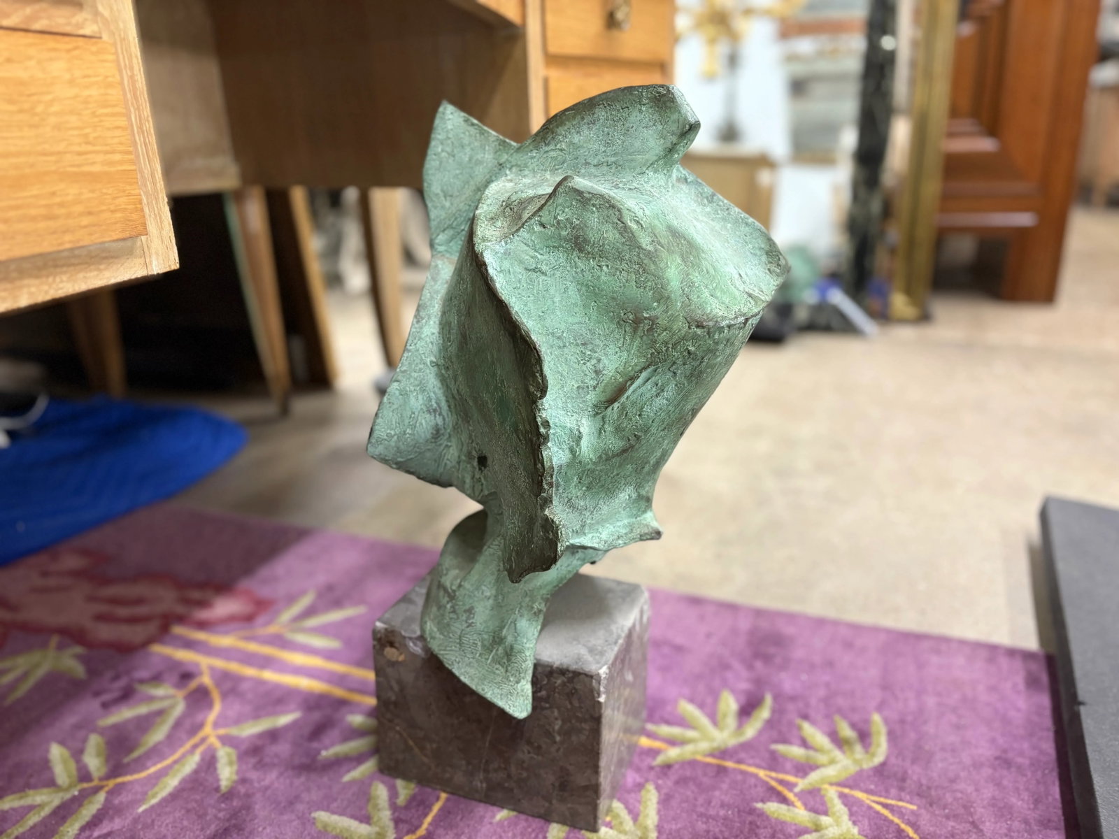 Italian Modern Bronze Bust - 9