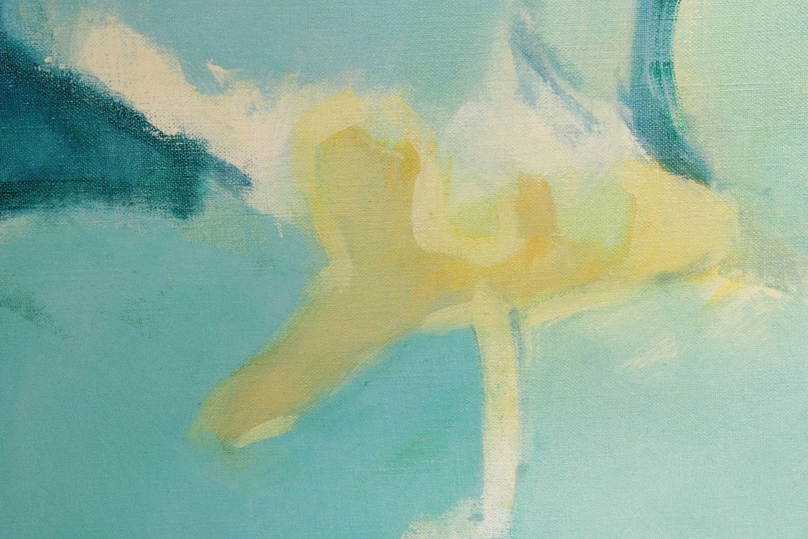 Malcolm Bray Contemporary Oil Painting, 'Boy Floating' - 9