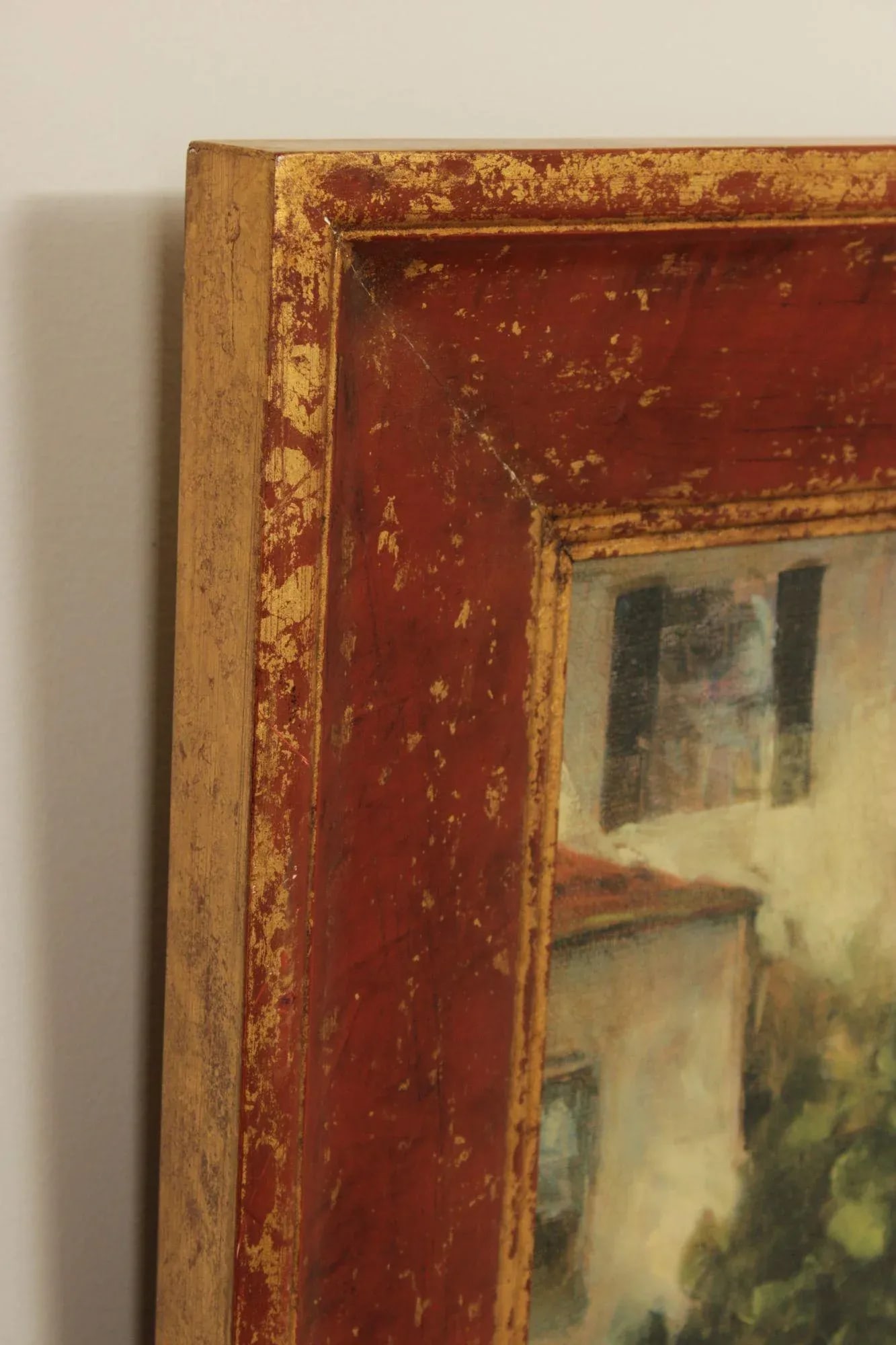 Barbara Applegate Impressionist Style Framed Print on Board, 'On Sea Street' - 5