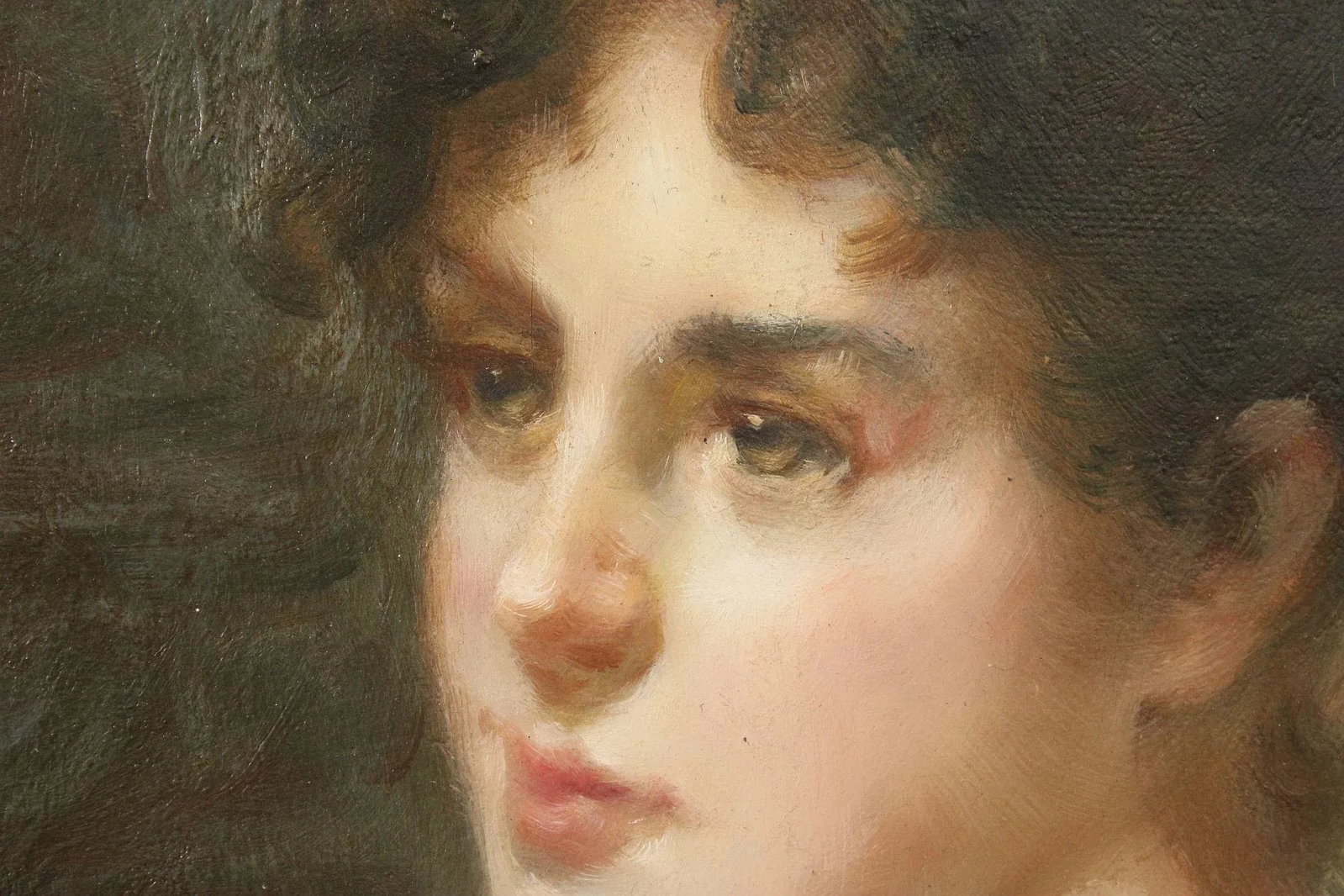 After Conrad Kiesel Salon Painting, 'The Mandolin Player' - 7