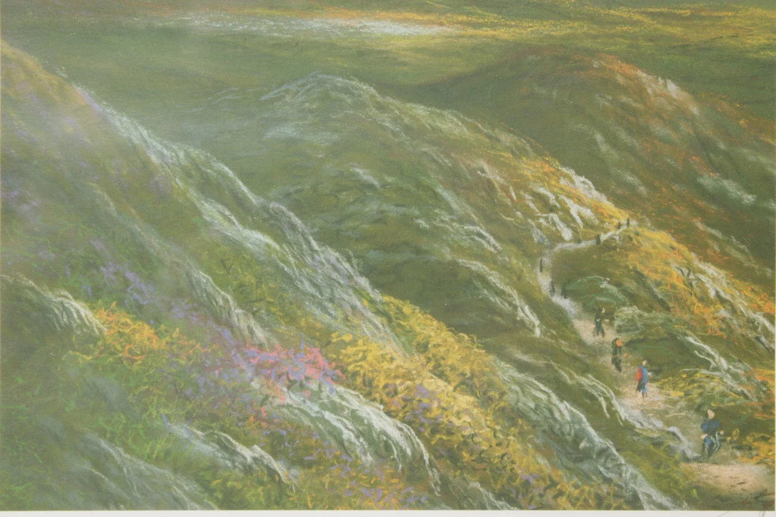 Philip Gray Impressionist Style LandHand Signed Print, 'Croagh Patrick, Co. Mayo' - 11