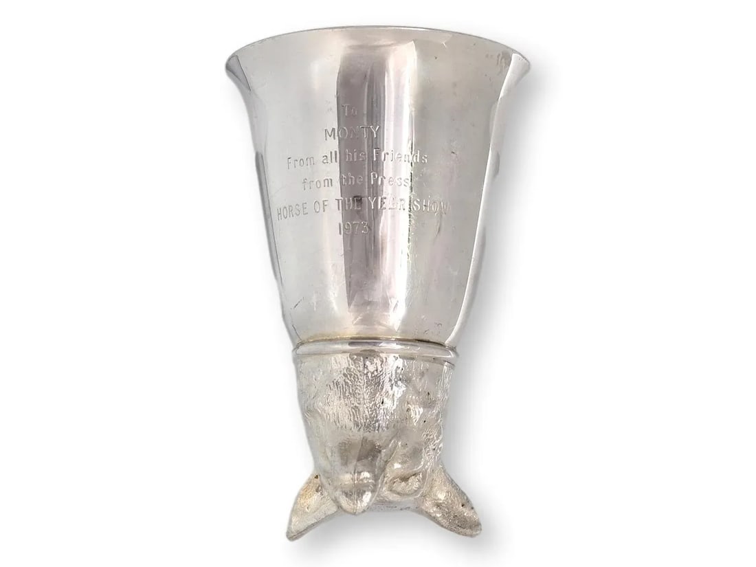 1973 Horse of the Year Stirrup Cup Award Trophy - 2