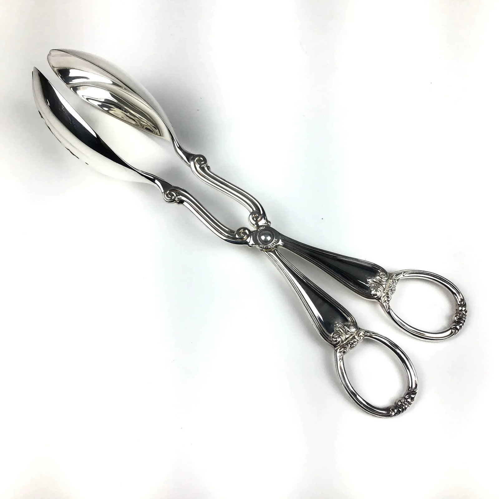 Gorham Heritage Silver Plate Tongs, Made in Italy - 2