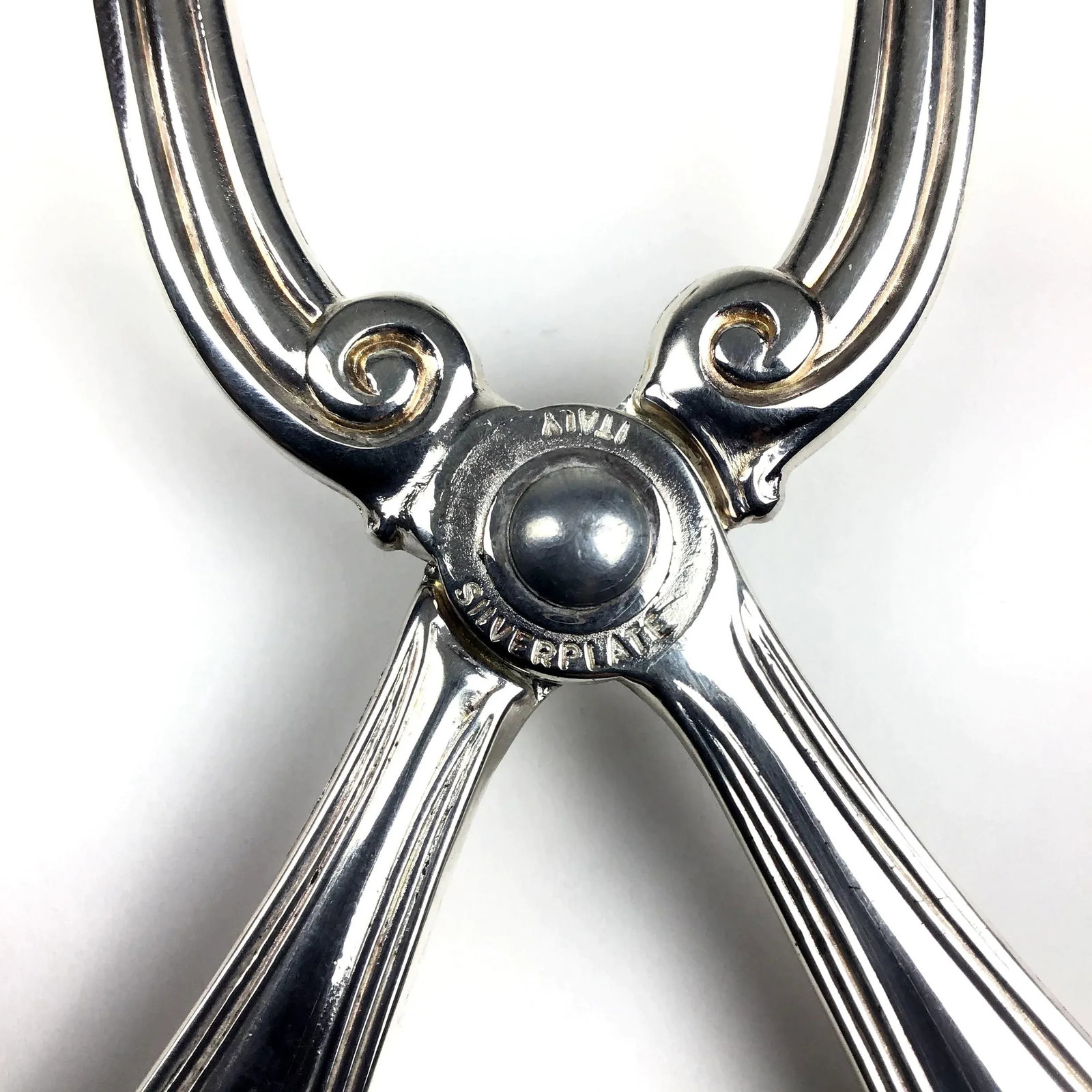 Gorham Heritage Silver Plate Tongs, Made in Italy - 5