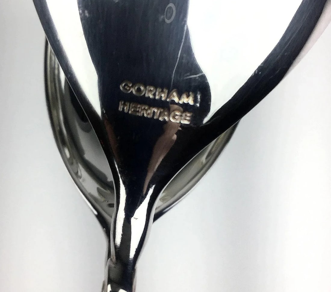 Gorham Heritage Silver Plate Tongs, Made in Italy - 7