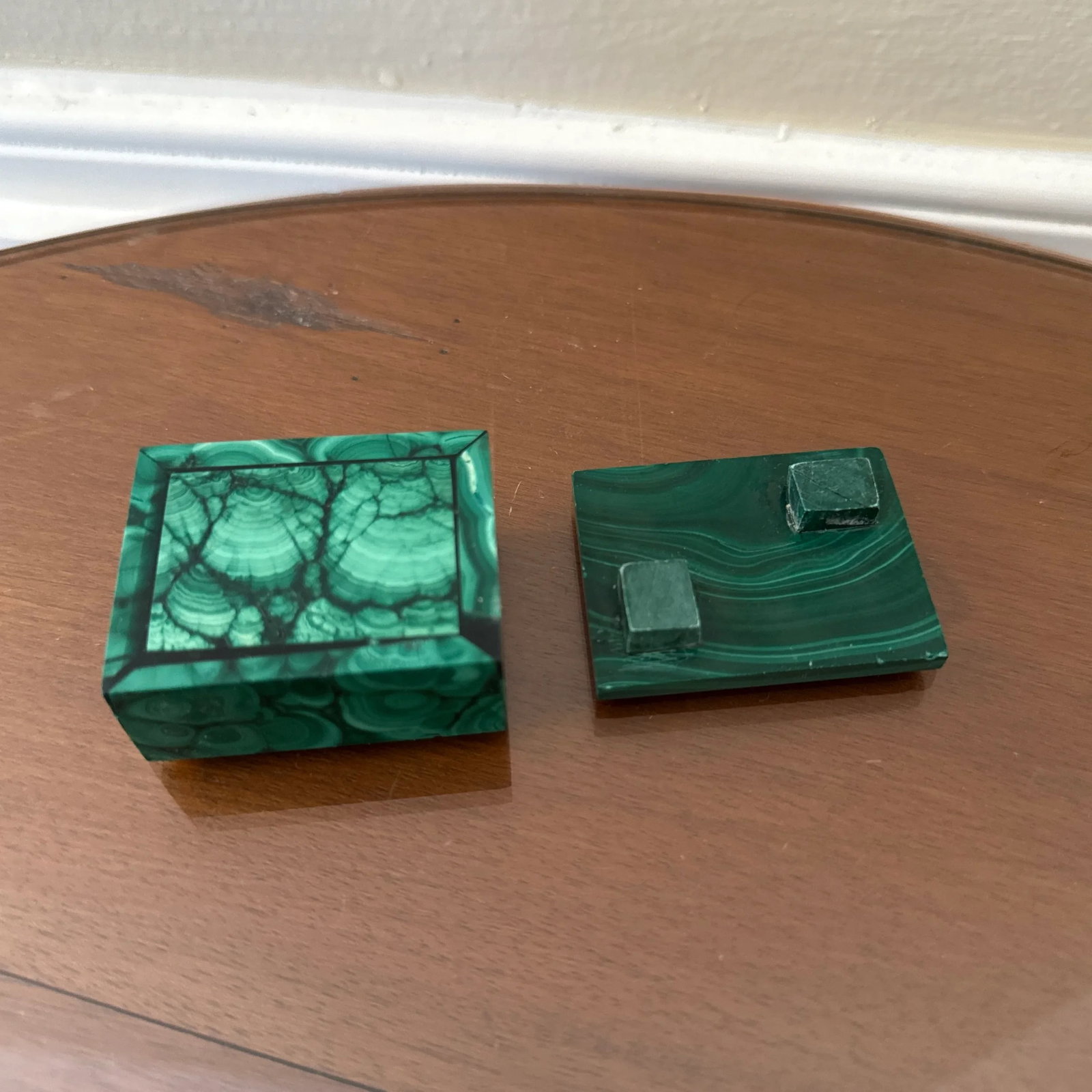 Vintage Malachite Box - 6
