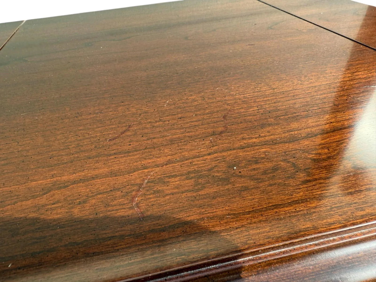 Ethan Allen Georgian Court Cherry Flip Top Rolling Buffet Server - 9