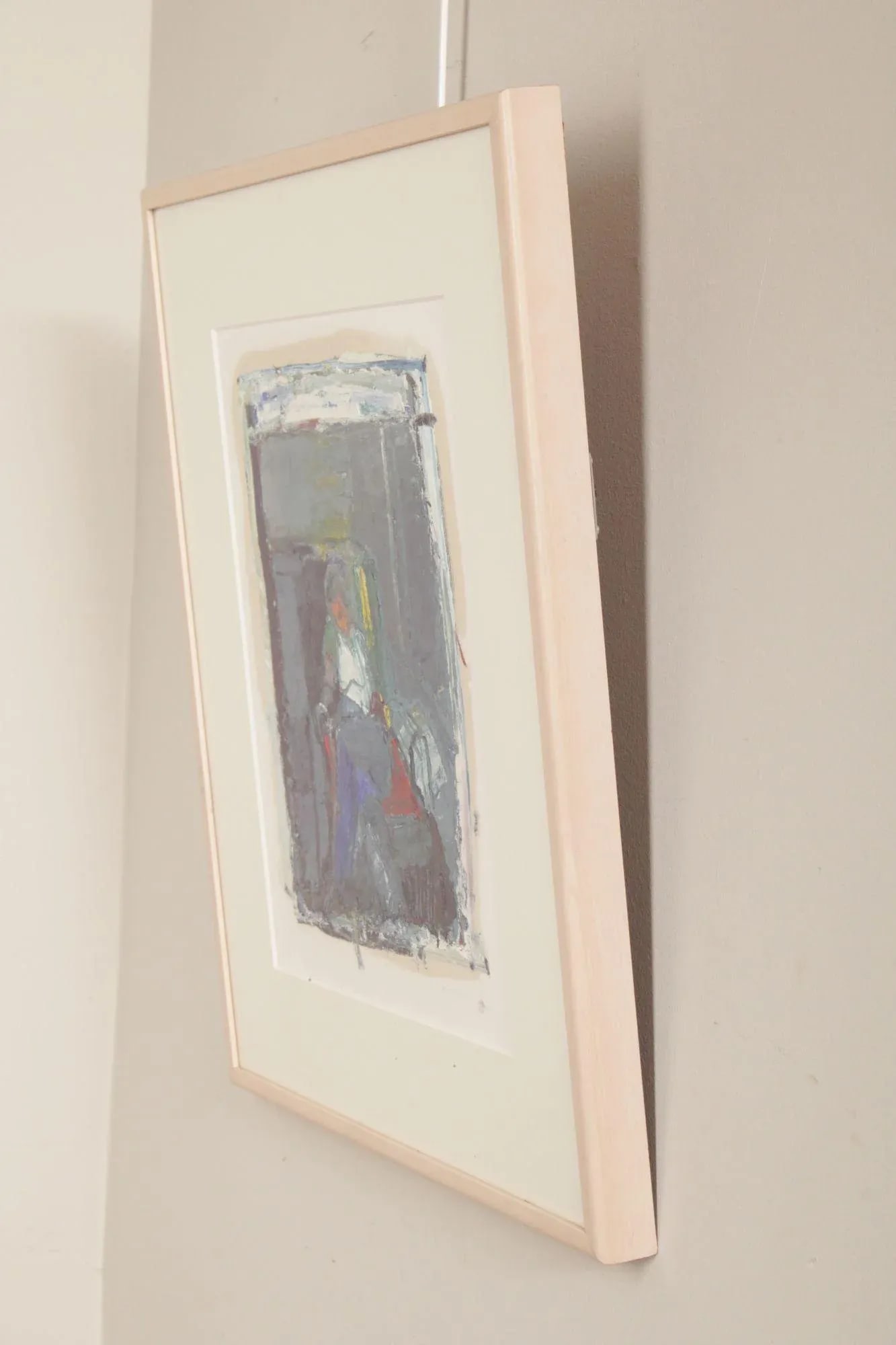 Dee Jenkins Abstract Oil Painting, 'Man on Train' - 4