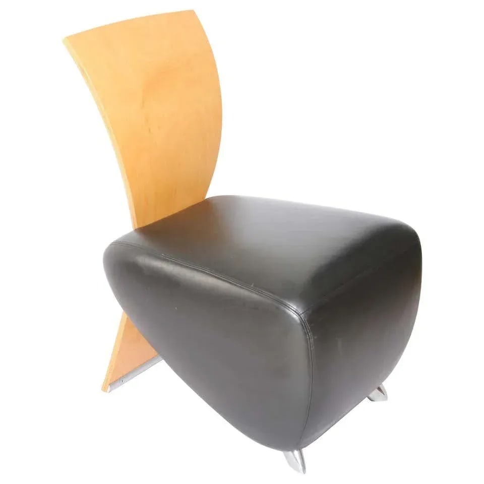 Postmodern Leather BOBO Easy Chair by Dietmar Sharping - 11