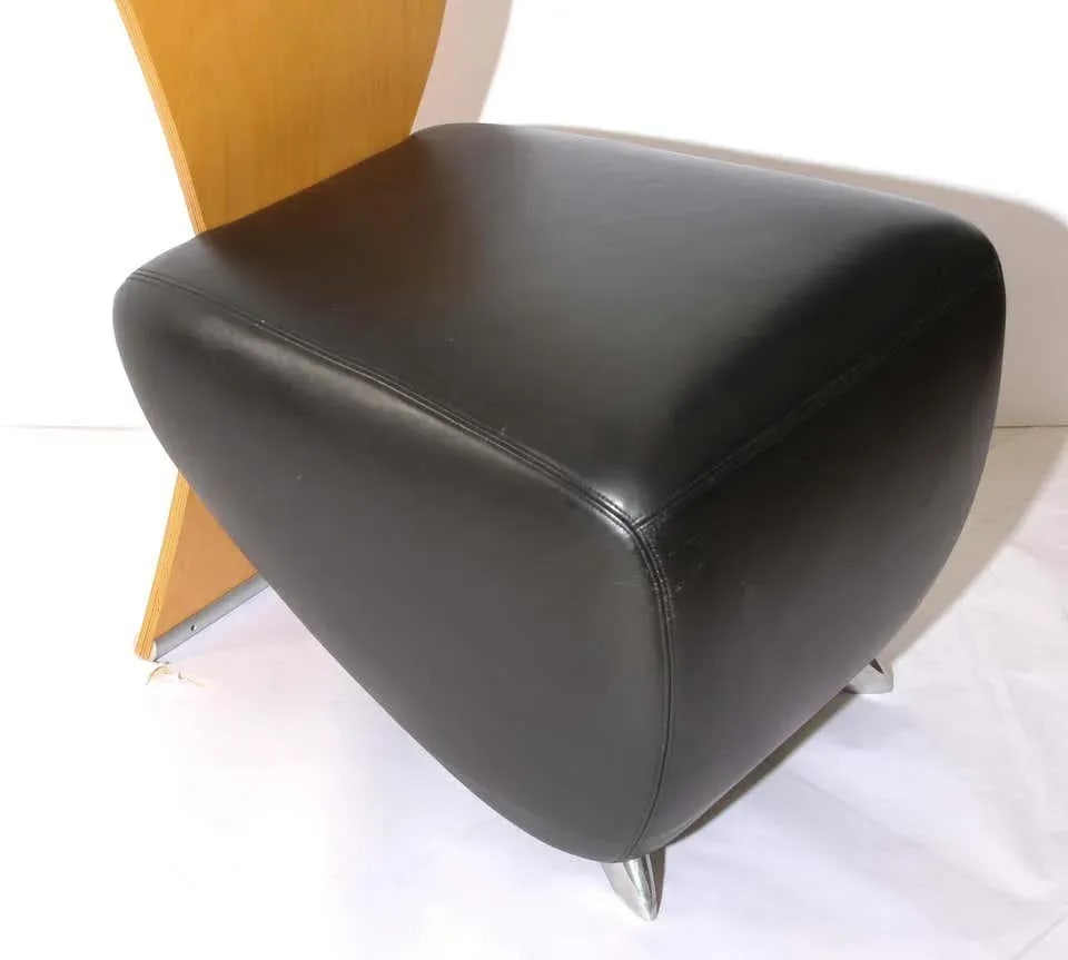 Postmodern Leather BOBO Easy Chair by Dietmar Sharping - 3