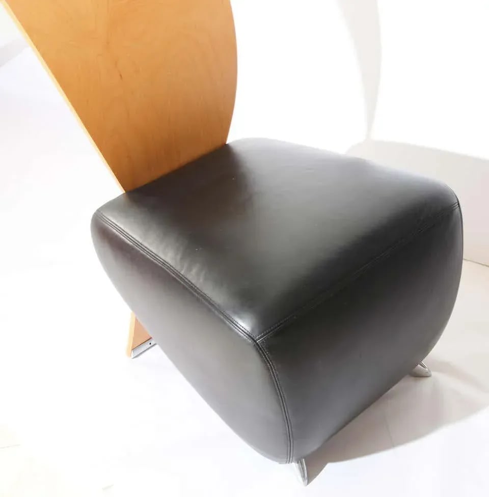 Postmodern Leather BOBO Easy Chair by Dietmar Sharping - 4