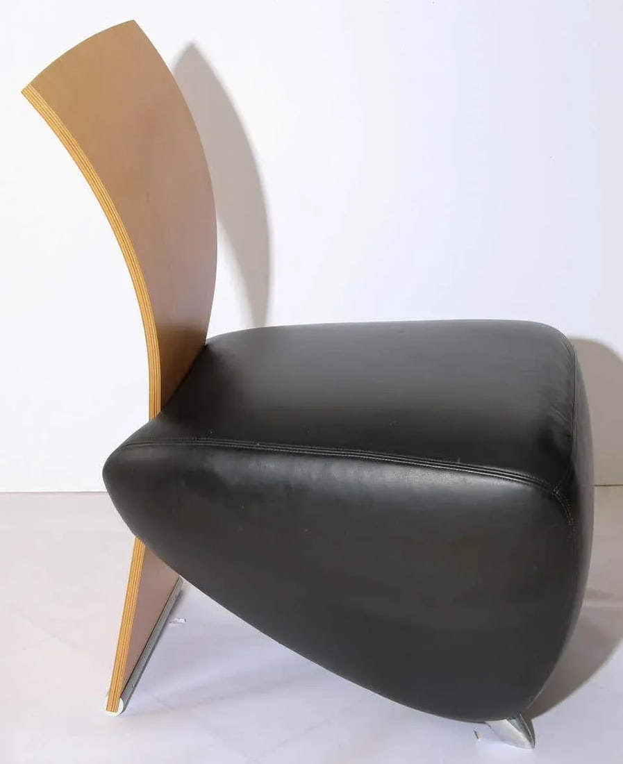 Postmodern Leather BOBO Easy Chair by Dietmar Sharping - 7