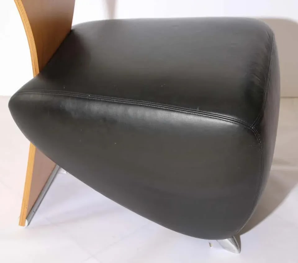 Postmodern Leather BOBO Easy Chair by Dietmar Sharping - 8