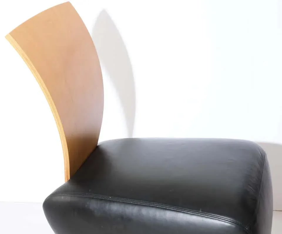 Postmodern Leather BOBO Easy Chair by Dietmar Sharping - 9