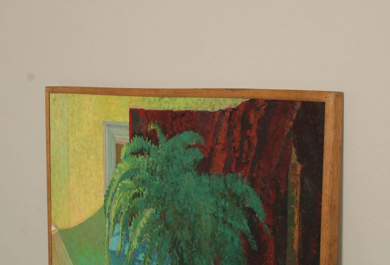 Robert Finch Oil Painting, Girl Under Fern - 7