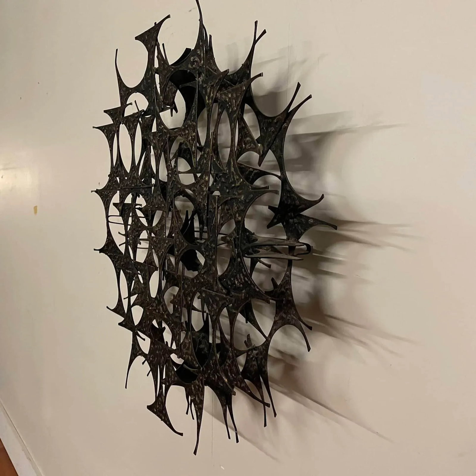 Brutalist Metal Wall Sculpture by Marc Weinstein - 2