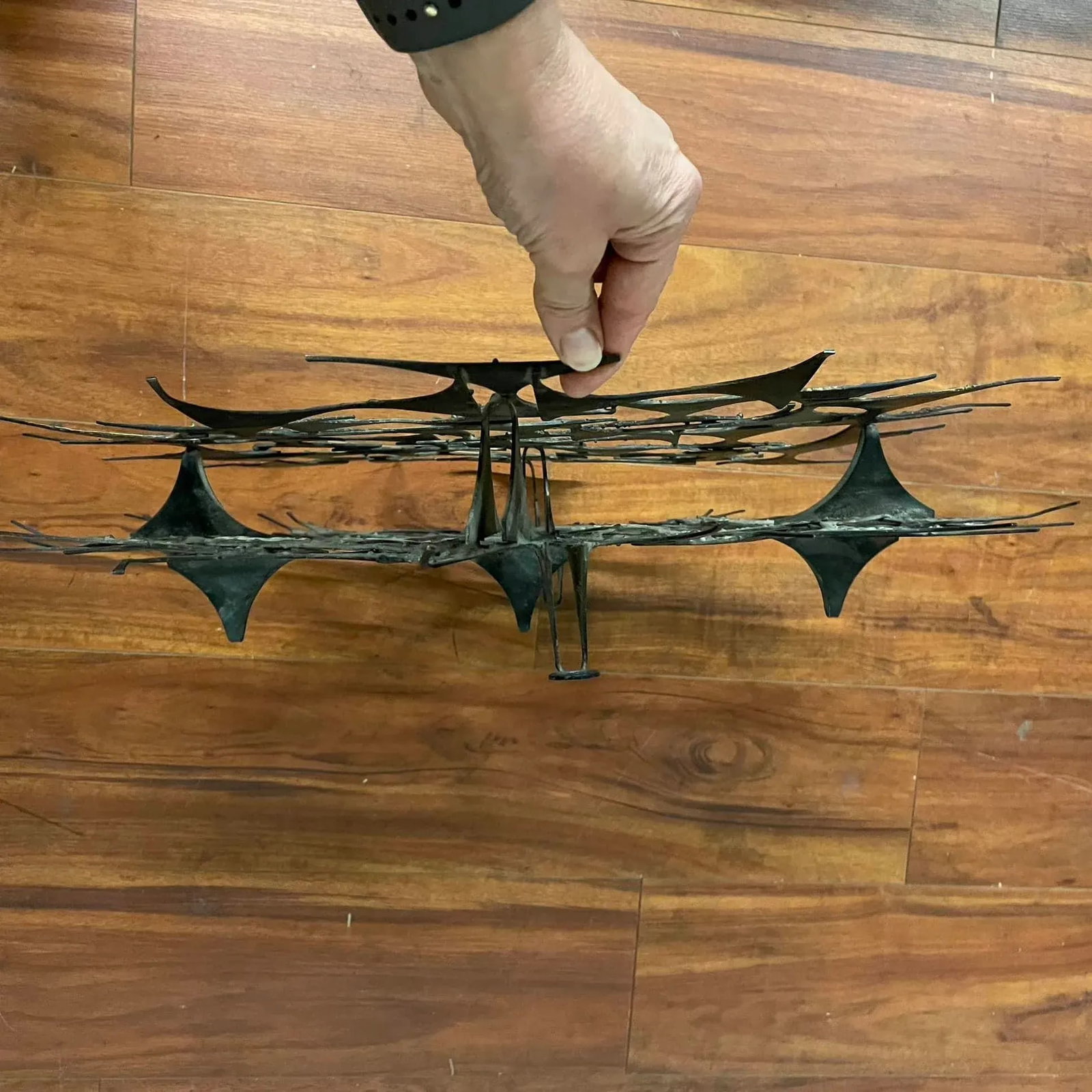 Brutalist Metal Wall Sculpture by Marc Weinstein - 9
