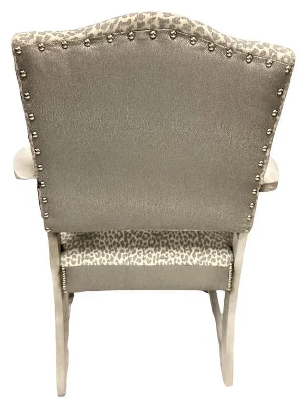 Early 20th Century Spanish Revival Armchair With Textured Kravet Upholstery - 4
