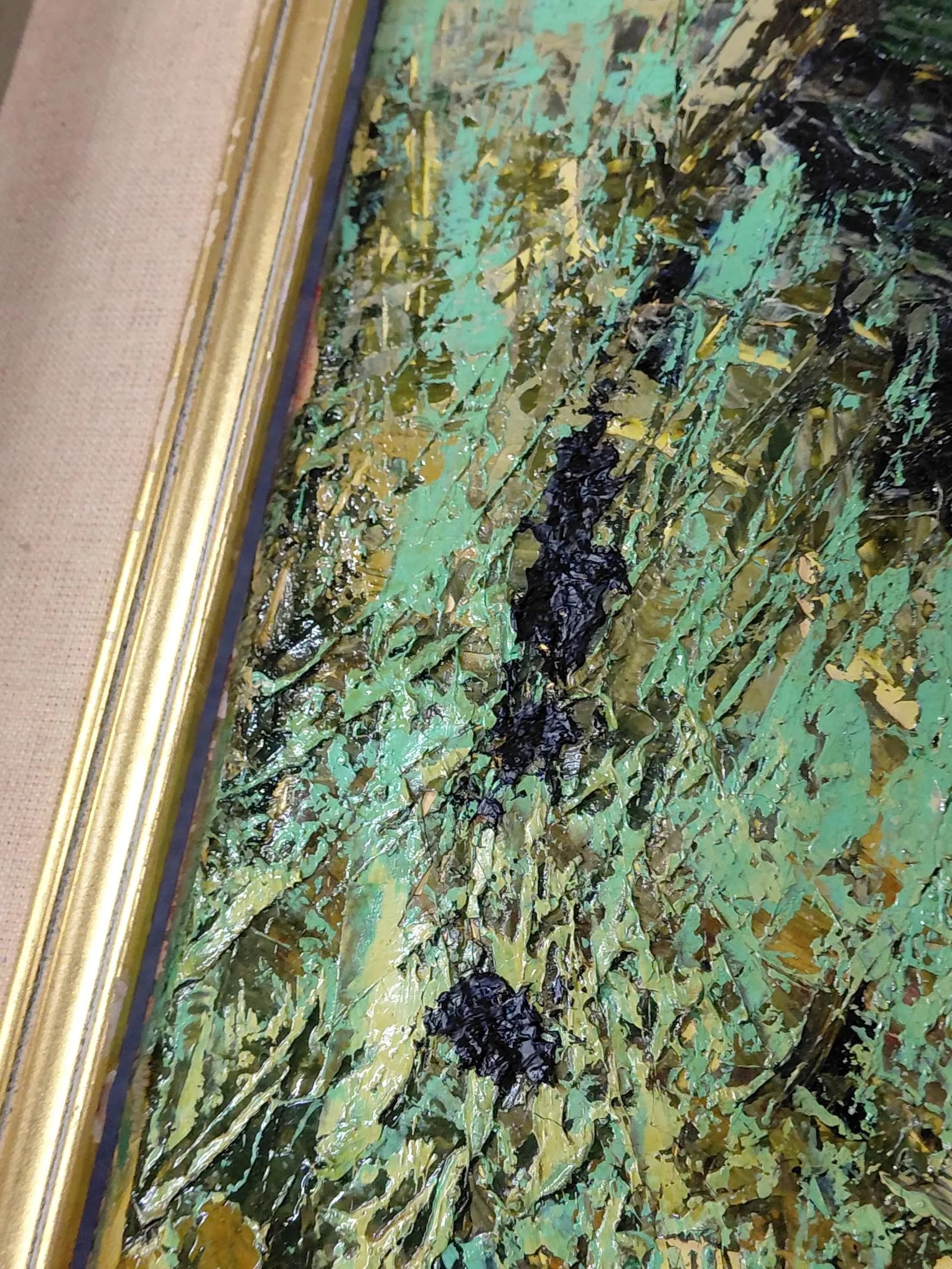 Framed Signed Peaceful Creek Oil on Canvas by Pereda - 11