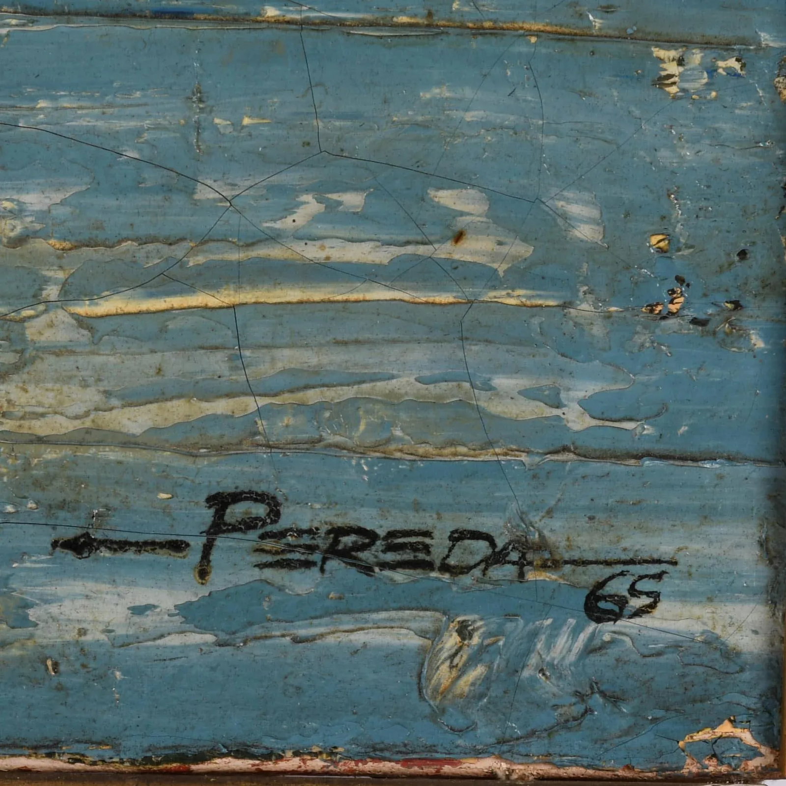 Framed Signed Peaceful Creek Oil on Canvas by Pereda - 4