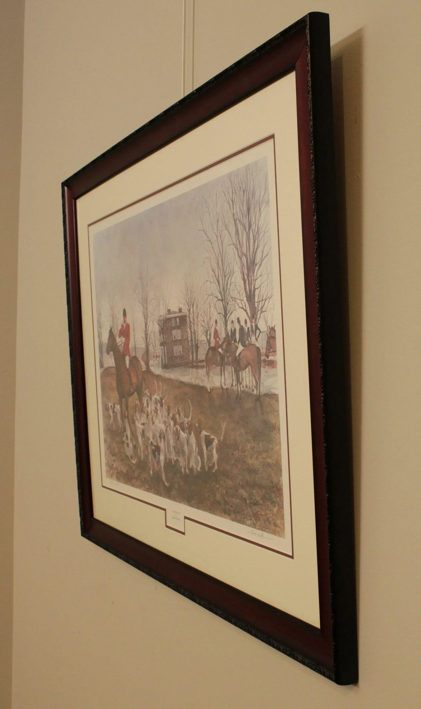 Thomas Williams 'A Good Pack' Limited Edition Signed Fox Hunt Print - 8